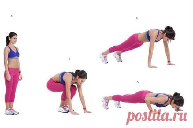 10 упражнений для максимального сжигания жира | Люблю Себя