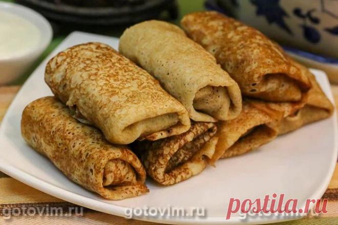 Блины, фаршированные лисичками и беконом ⭐⭐⭐⭐⭐ Готовьте с пошаговым рецептом Блины, фаршированные лисичками и беконом. Подробное объяснение с фото и видео. Ингредиенты для Блины, фаршированные лисичками и беконом и время готовки. Блины, фаршированные лисичками и беконом Парочка фаршированных блинов с лисичками и беконом легко утолит голод. Конечно, если у вас нет лисичек, их можно