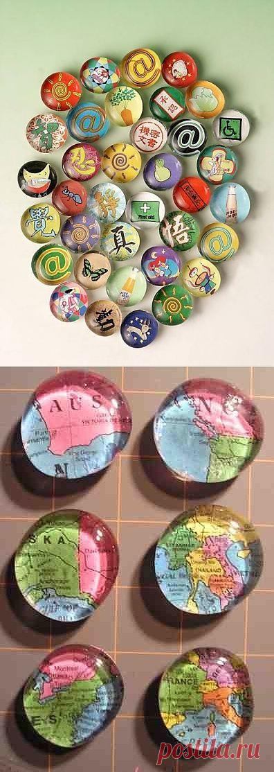 Магниты из стеклянных камешков (DIY) / Детская комната / Модный сайт о стильной переделке одежды и интерьера