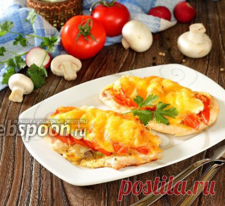 Куриные отбивные с грибами