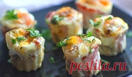 Корзинки с ветчиной и грибами рецепт приготовления, как приготовить корзинки с ветчиной