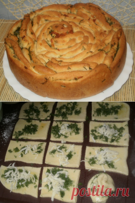 Сырный хлебушек в виде розы - Простые рецепты Овкусе.ру
