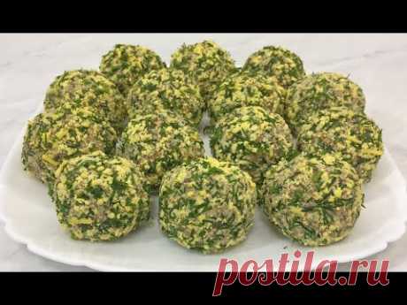 Новогодние Печеночные Шарики Вкусно и Красиво!!! / Закуска Рафаэлло с Печенью / Rafaello Appetizer