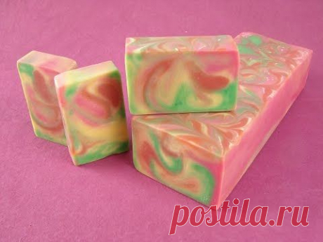 In the Pot Swirl Cold Process Soap