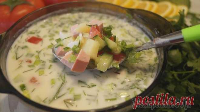Вкусная Окрошка на лимонной воде. Быстро, Просто и Доступно!