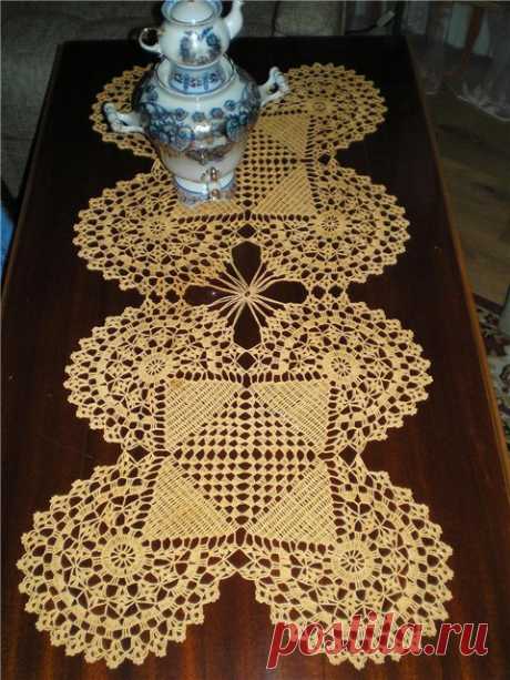 Рукоделие. Большая салфетка. Автор Ирбез