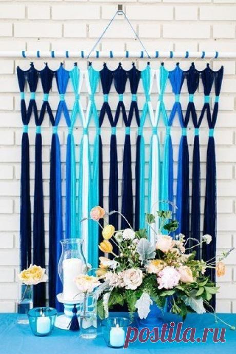 Просто идеи декора пряжей