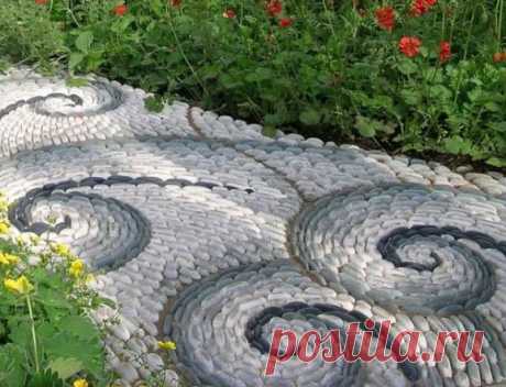 Камнепад: 19 самых оригинальных садовых дорожек и 1 мастер-класс
