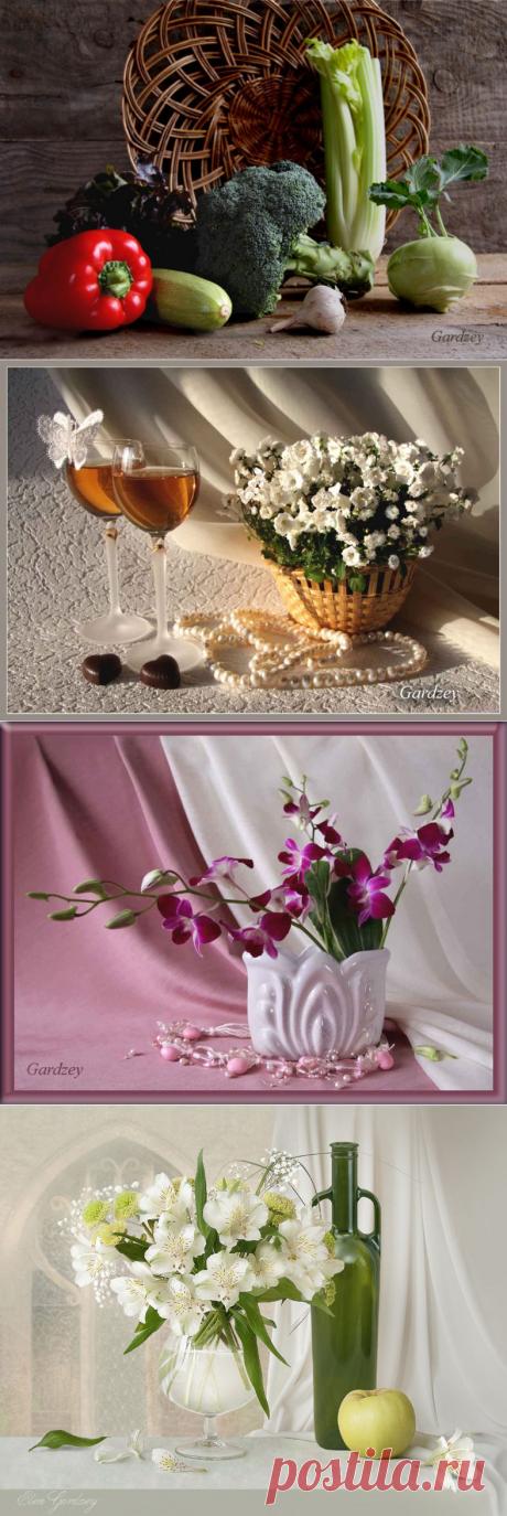 Цветочные фотонатюрморты Elen Gardzey.