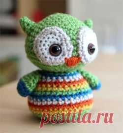 Совята-амигуруми крючком. / world-hmade.ru