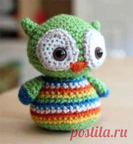 Совята-амигуруми крючком. / world-hmade.ru