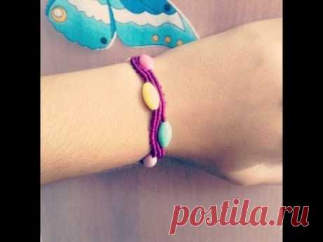 Браслет Геликон в технике макраме мастер-класс. Helikon bracelet macrame tutorial.