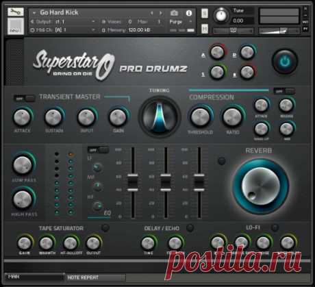 TRU-URBAN SSO Pro Drumz for KONTAKT  374 MB
When it comes to the current Hip-Hop and R&amp;B drum sounds, SuperStar O carries some of the best drum sounds you can find online. SSO ProDrumz for Kontakt is an Epic Drum Library Brought To You By Music Producer SuperStar O &amp; The Tru Urban Team.
