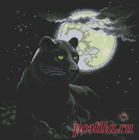 Схема вышивки пантеры. Красивые вышивки с животными схемы. | Все о рукоделии: схемы, мастер классы, идеи на сайте labhousehold.com