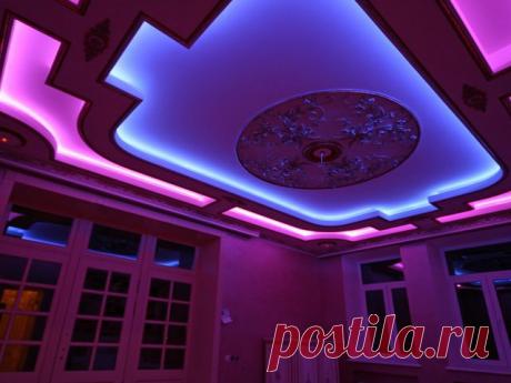 Подсветка светодиодной лентой