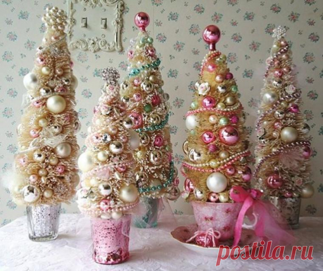 Новый год в стиле шебби шик - Ярмарка Мастеров - ручная работа, handmade