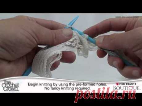 Learn to Knit Sassy Lace with Mikey from The Crochet Crowd