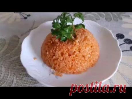 Как готовить булгур на гарнир - рецепт. Бургуль по- израильски.