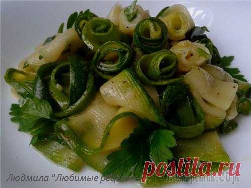 Закуска из первых кабачков.