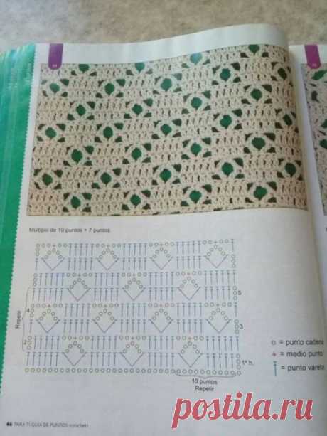 ​Подборка узоров для вязания крючком
