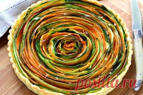 Спиральный овощной пирог – просто и вкусно! - Ева.Ру