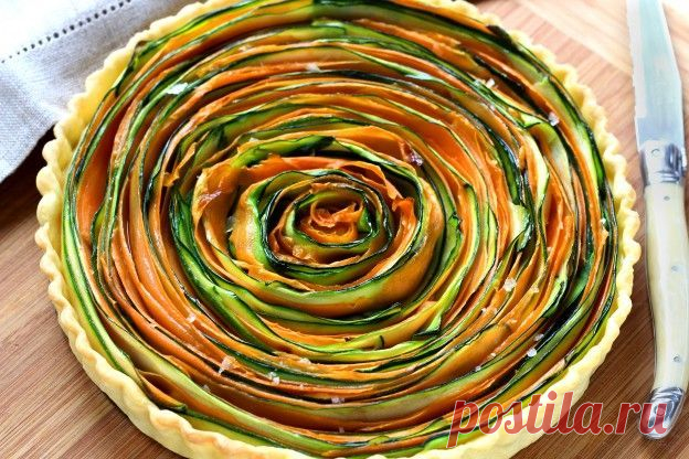 Спиральный овощной пирог – просто и вкусно! - Ева.Ру