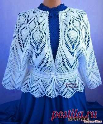 Роскошная блуза для роскошных женщин. Схемы вязания крючком