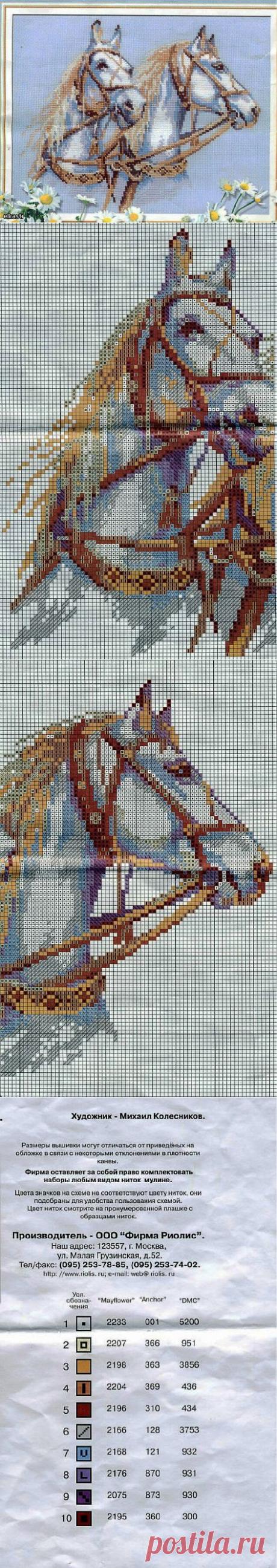 Лошадки: Дневник группы &quot;Вышивка и все о ней&quot; - Страна Мам