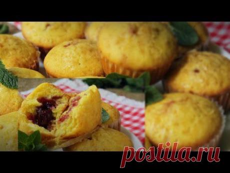 ДОМАШНИЕ КЕКСЫ: Вкусные кексы: Как приготовить кекс с вишней - YouTube