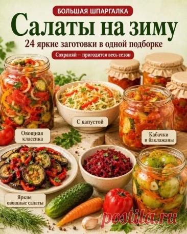 Салаты на зиму