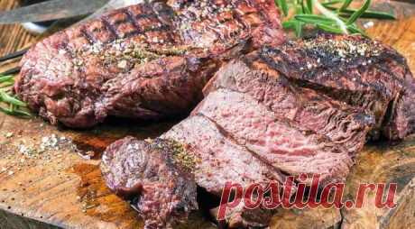 ​Стейк из баранины.