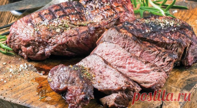 ​Стейк из баранины.