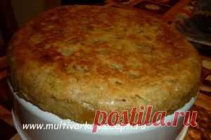 Запеканка из яблок и овсяных хлопьев