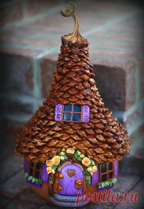 Невероятные поделки из еловых и сосновых шышек