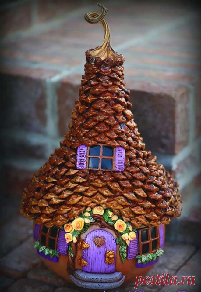 Невероятные поделки из еловых и сосновых шышек