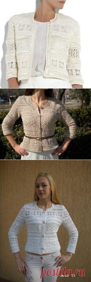 МИР РУКОДЕЛИЯ: Жакет крючком от Oskar de la Renta | Каталог