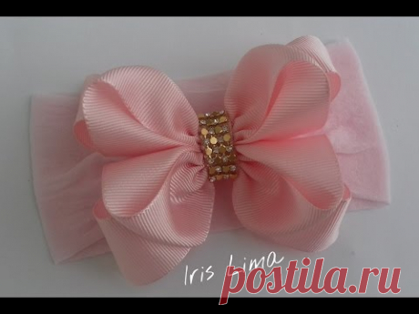 Como fazer laço de gorgurão de maneira simples e pratica  DIY , TUTORIAL ,PAP  By Iris Lima