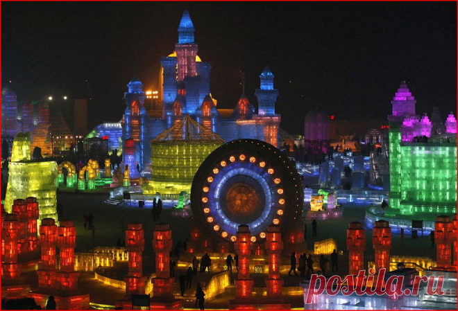 Фестиваль льда и снега в Харбине 2015