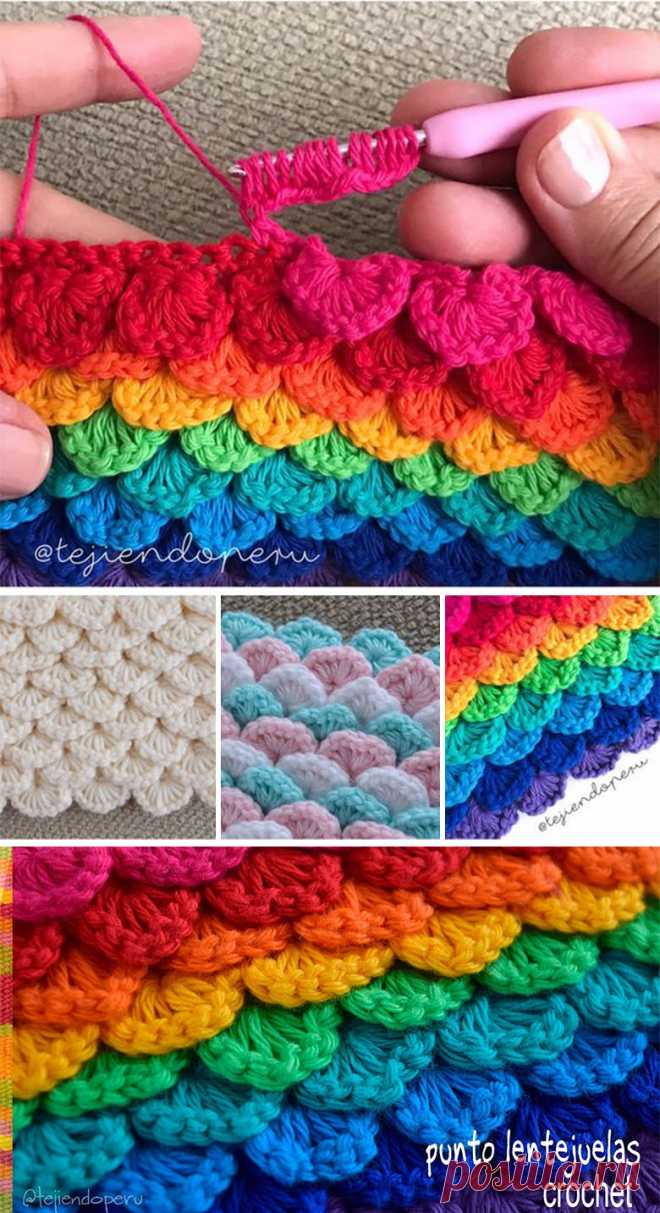 Sequins Stitch Crochet Pattern Tutorial | CrochetBeja