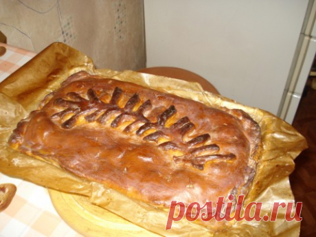 Рыбный пирог - рецепт, которому не менее 100 лет. Мой любимый