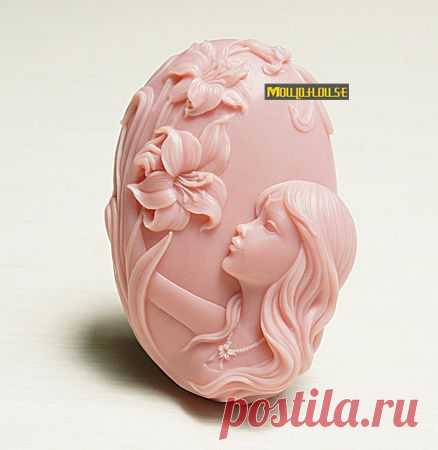 Девушка Цветок мыло ручной работы прессформа силикона Шоколад Формы Смола Свеча Пресс формы Полимерная глина Craft Для Торт Форма приготовления инструменты, принадлежащий категории Формы для тортов и относящийся к Дом и сад на сайте AliExpress.com