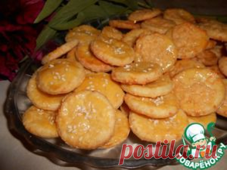 Сырный крекер - кулинарный рецепт