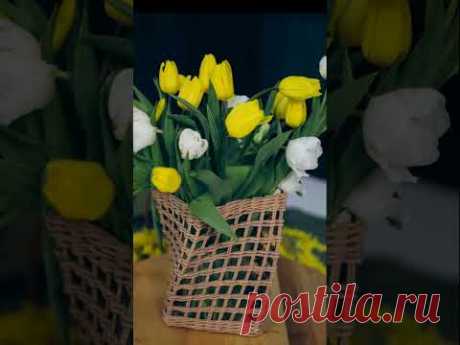 М'ята ваза. Автор робіт Олена Тищенко #diy #творчество