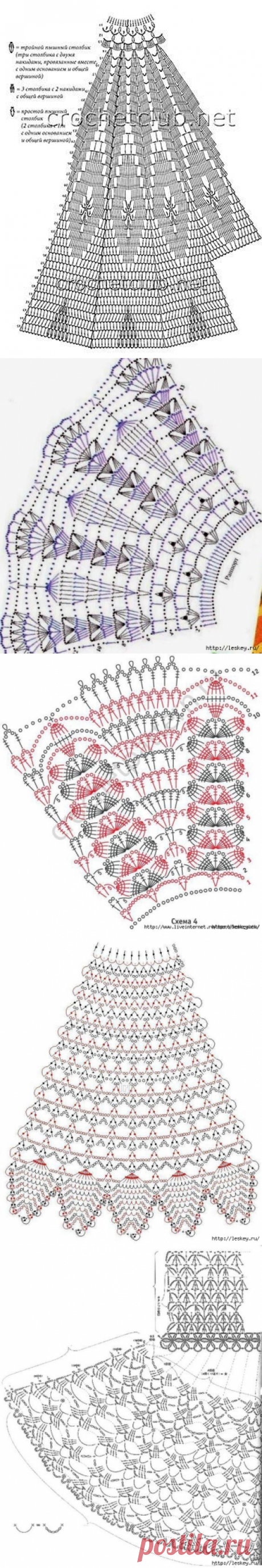 Схемы для юбок.