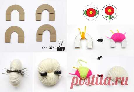 шаблон для изготовления помпонов - Поиск в Google