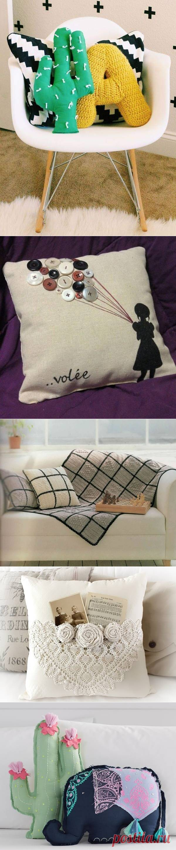 35 идей, чтобы сделать диванные подушки своими руками