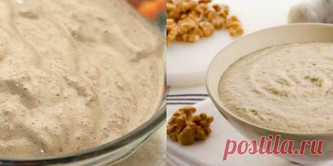 Соус «Баже» с грецкими орехами: к курице, рыбе, баклажанам