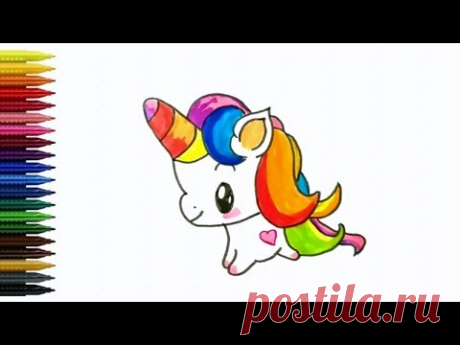HOW TO DRAW PONY UNICORN || КАК НАРИСОВАТЬ ПОНИ ЕДИНОРОГА
