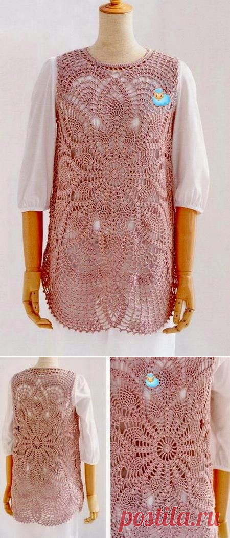 Crochet Sweaters: Crochet Tunic Pattern - fabulous Lace Tunic