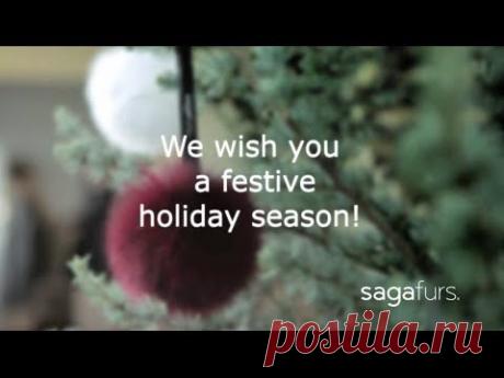 Saga Furs wishes you a festive holiday season. - YouTube